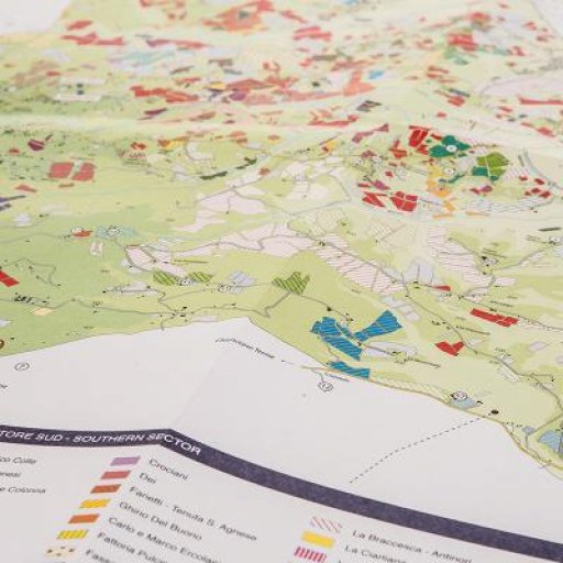 Vinařská mapa Vino Nobile di Montepulciano