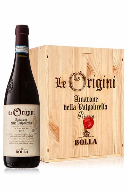 Amarone della Valpolicella Classico "Le Origini" DOCG 2015 v dřevěné krabici