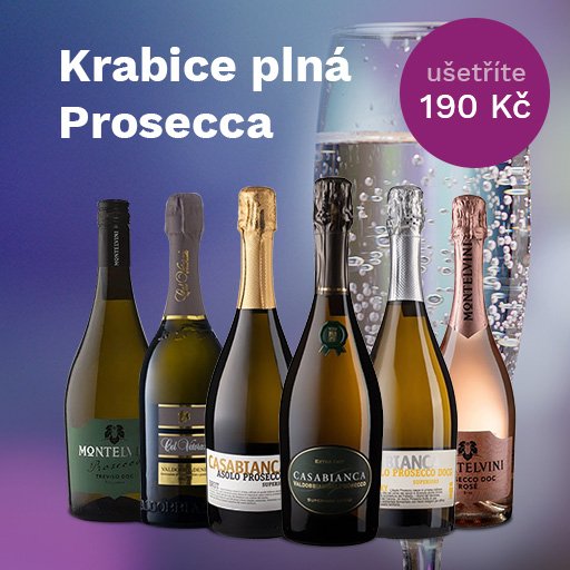 Krabice plná Prosecca