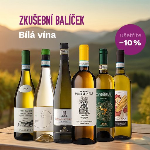 Zkušební balíček - bílá vína