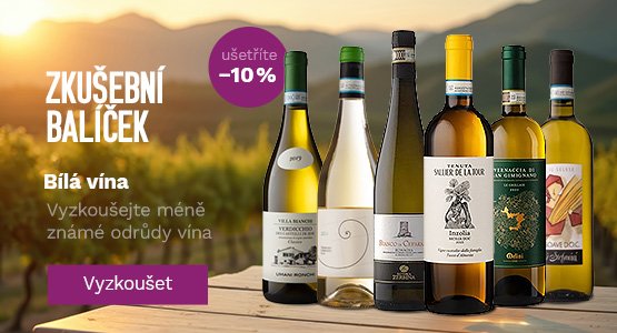 Zkušební balíček - bílá vína