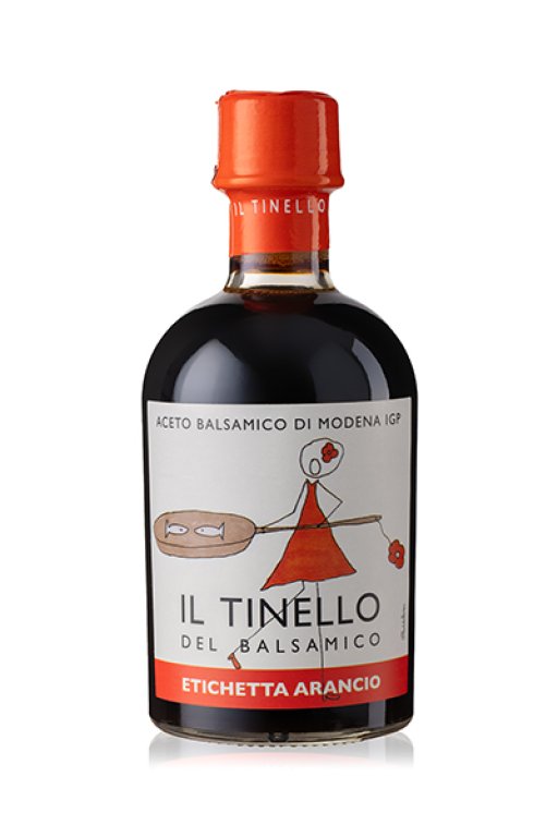 Aceto Balsamico di Modena IGP – Etichetta arancio, Il Tinello, 0,25l