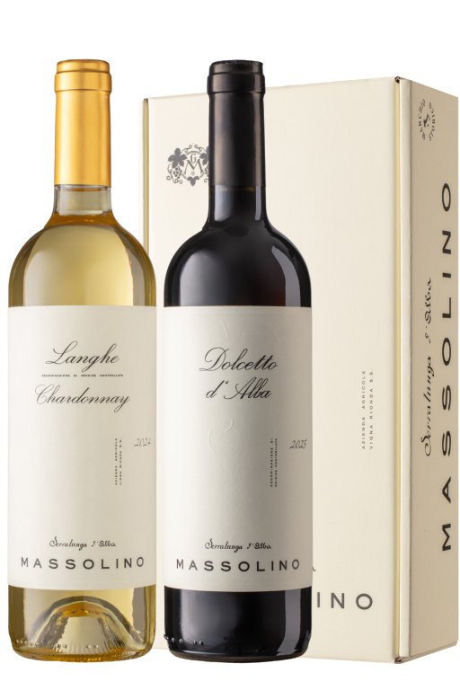 Dárkový set Dolcetto & Chardonnay – Massolino