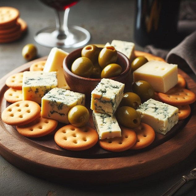 Gorgonzola syr a vino